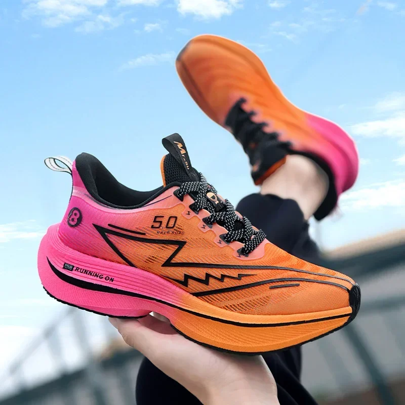 

Мужские повседневные удобные кроссовки для бега, женские износостойкие дышащие спортивные туфли, нескользящие уличные кроссовки унисекс для занятий спортом