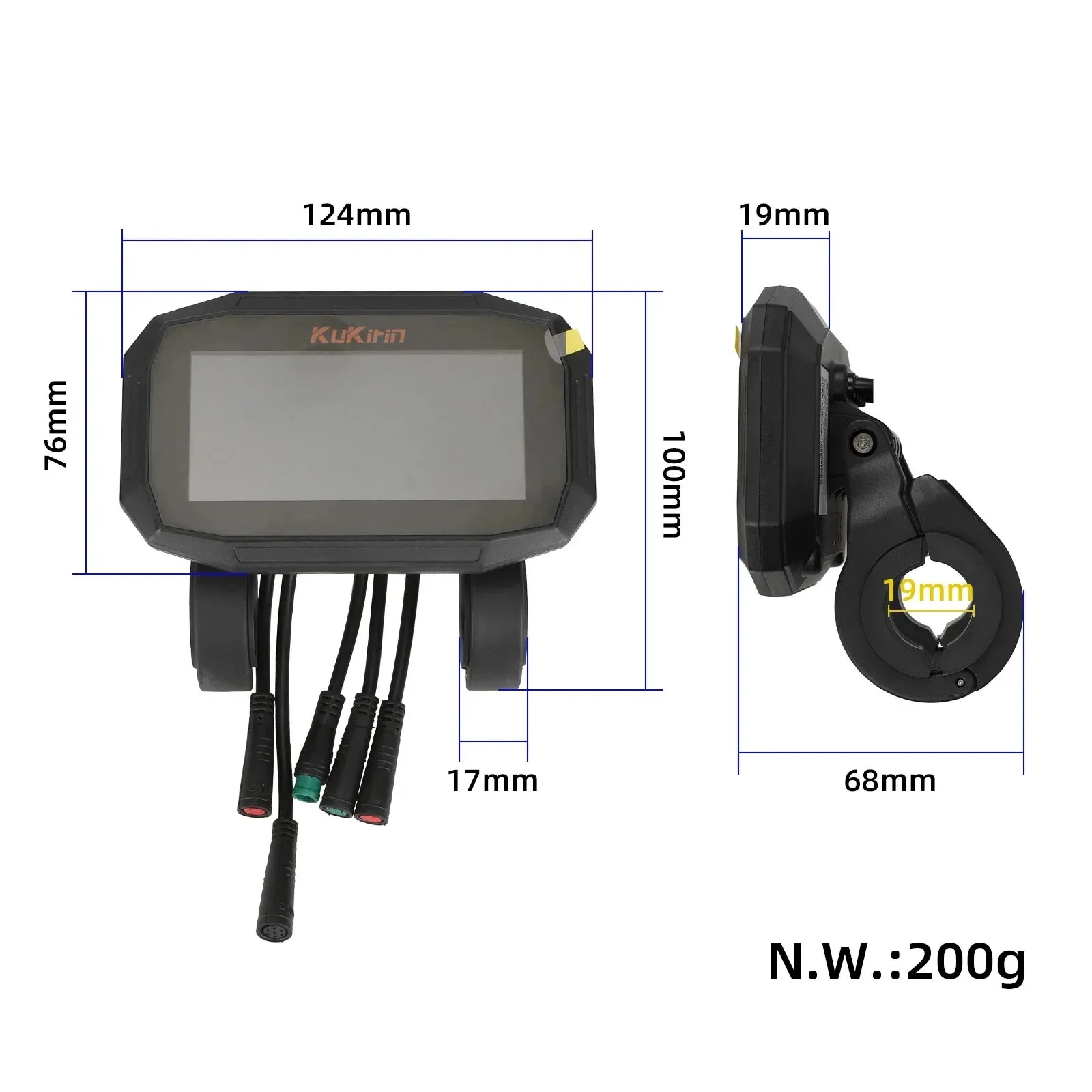 Elektroroller-Zubehör Hauptplatine Controller Farbdisplay Instrument für Kukirin G2 Max Elektroroller – Detail 4