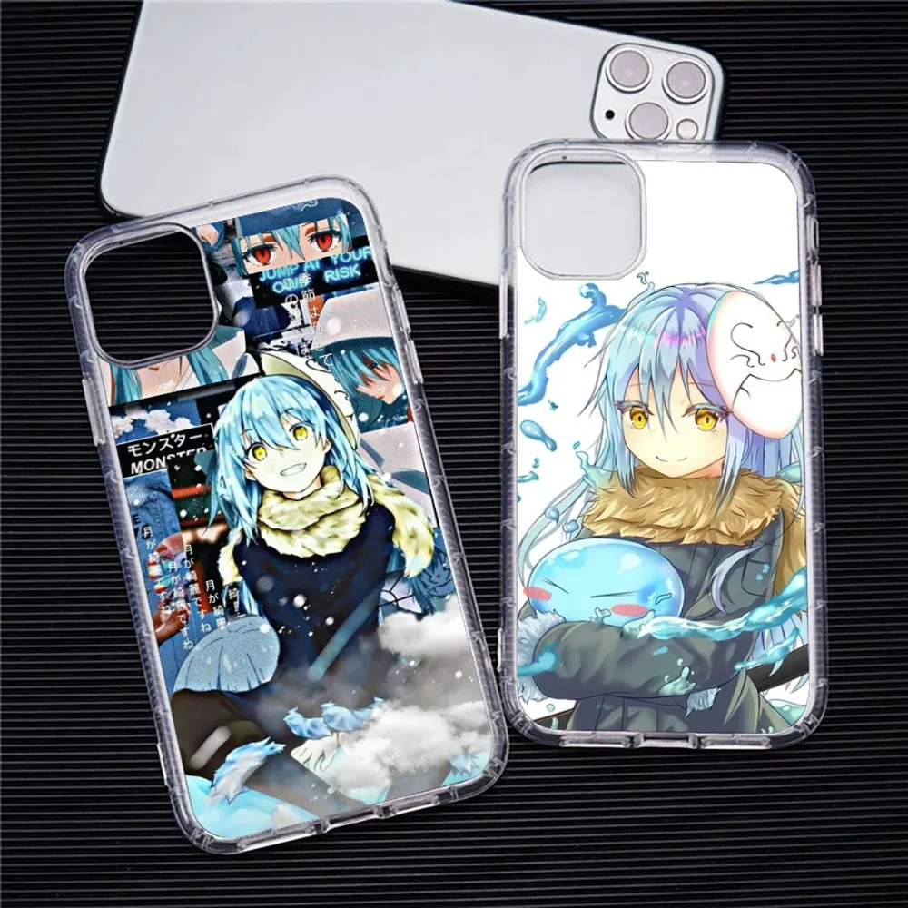 Demon Slime Rimuru Tempest Phone Case For Iphone 15 11 13 14 Pro Max 7 8 Plus X Xr Xs Max Se2020 12mini Transparent Cover