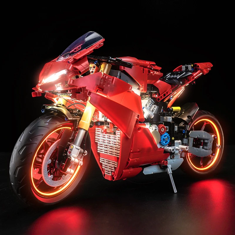 Vonado 5V LED lighting 42202 set suitable for Ducati Panigale V4 S Motorcycle building block gift (excluding building blocks)