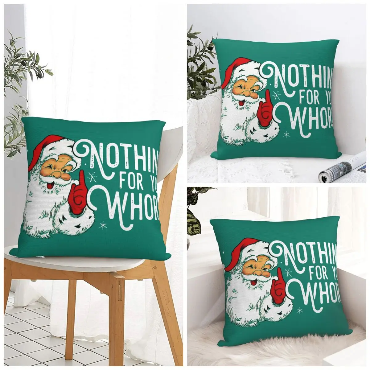 

Christmas Humor Pillow Cover Morden Pillow Case For Sofa Bedroom Home Decor Cushion Cover Soft Pattern Pillowcases Gift