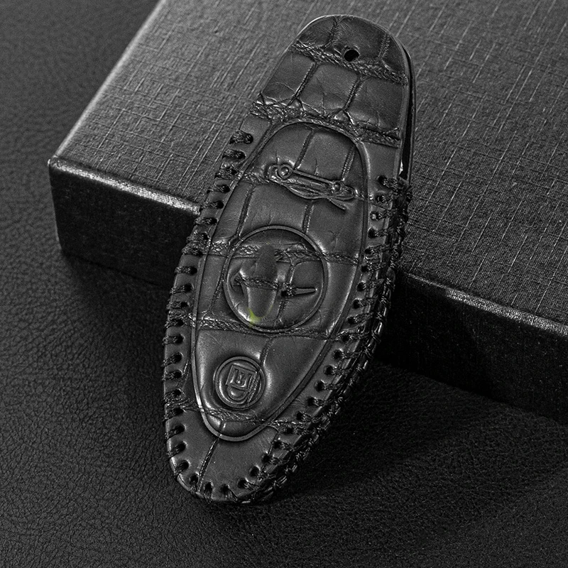 High End Leather Key Fob Cover For Mclaren 720S 570 S600LT 540C 570GT 650s Key Case Key Chains Car Accessories