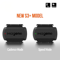 Magene S3+ ANT+/Bluetooth Speed Cadence Sensor Cycling Computer Dual Mode Bike Compatible with Wahoo Onelap Zwift‌