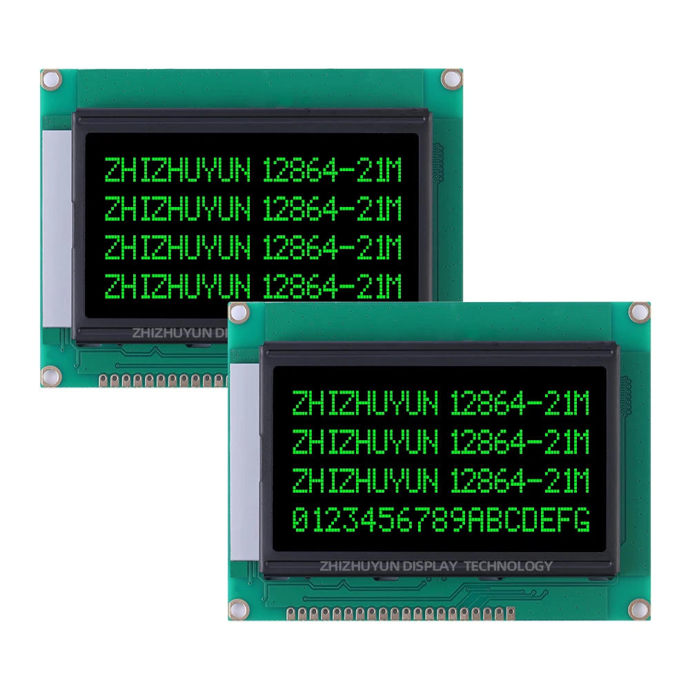 Imagem -03 - Chip de Tela Lcd 1286421m com Inglês Filme Preto Serial de Fonte Vermelha Controlador de Tela Lcd Serial St7920 Dfstn