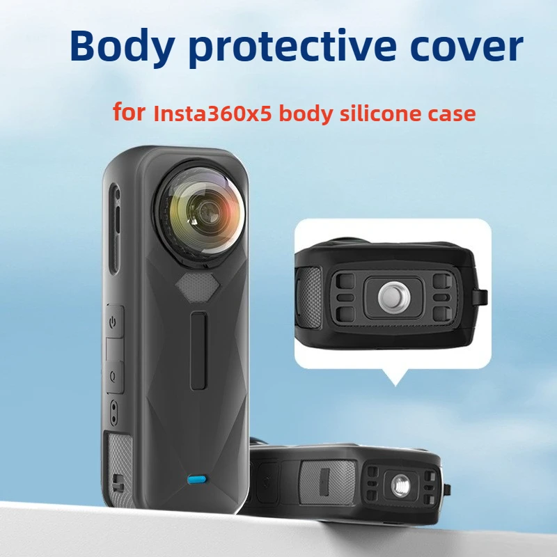

For Insta360 X5 - Anti-Glare Screen Protector + Lightweight Silicone Lens Cap