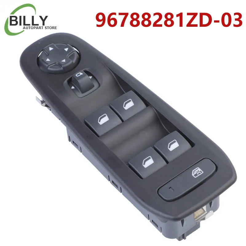 YAOPEI 96788281ZD-03 96788281ZD03 96788281ZD Master Power Window Switch for peugeot 308