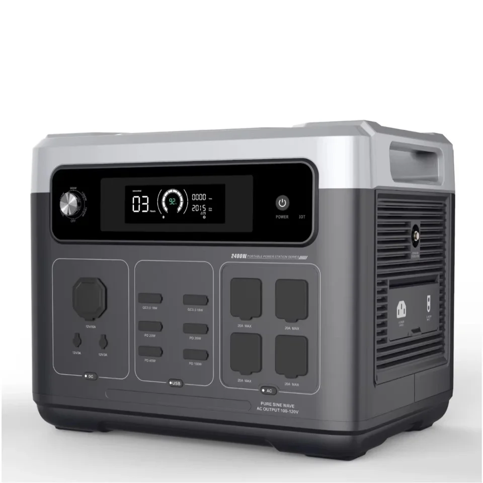 P2001 PLUS 2400W 휴대용 파워 스테이션 2048Wh 앱 제어 태양광 발전기 썸네일 7