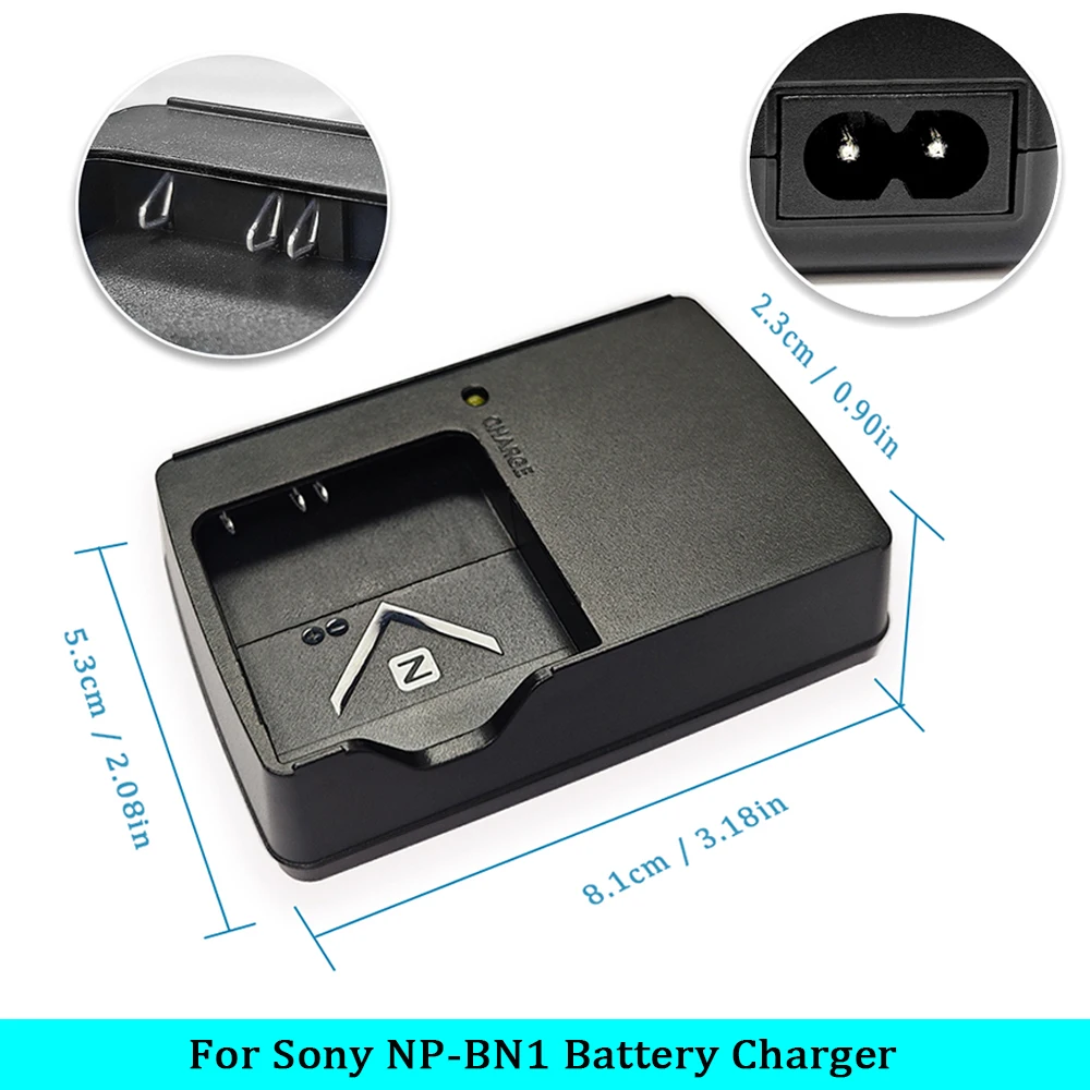 BC-CSN BCCSN Battery Charger for Sony NP-BN1 NPBN1 TX5 WX9 TX7 TX7C W310 W320 W350 W390 W570 W380 WX100 Camera BC CSN