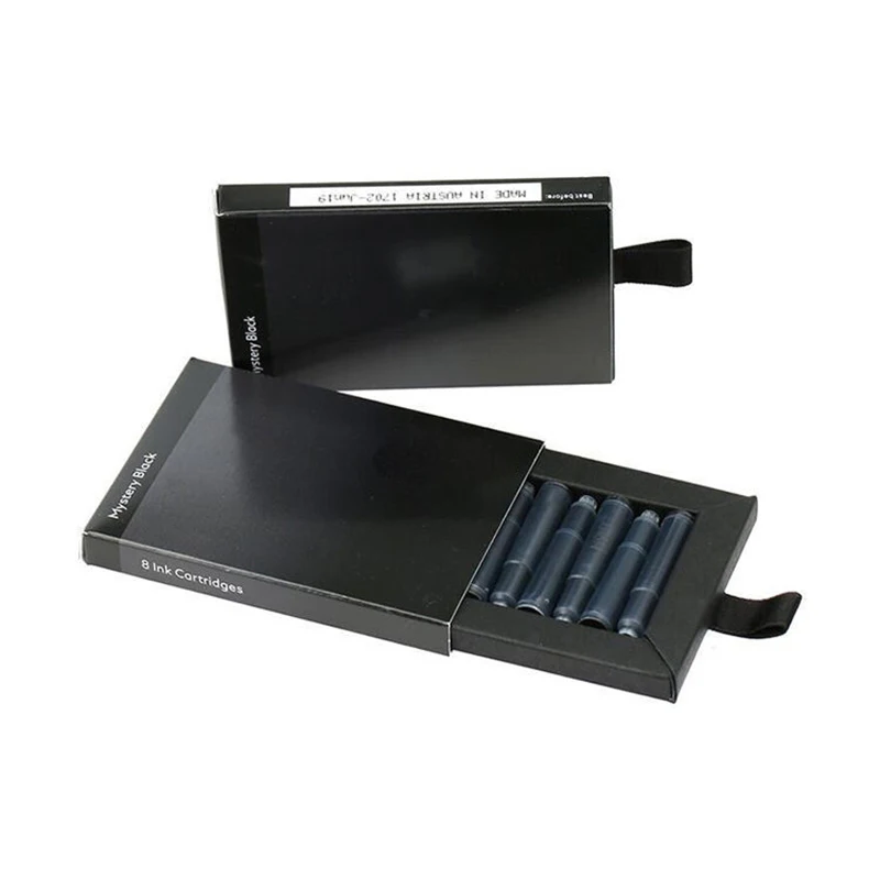 Mont (8 Pieces/Pack ) Black Ink Cartridge Refill For MB Fountain Pen Accessories School Office Stationery