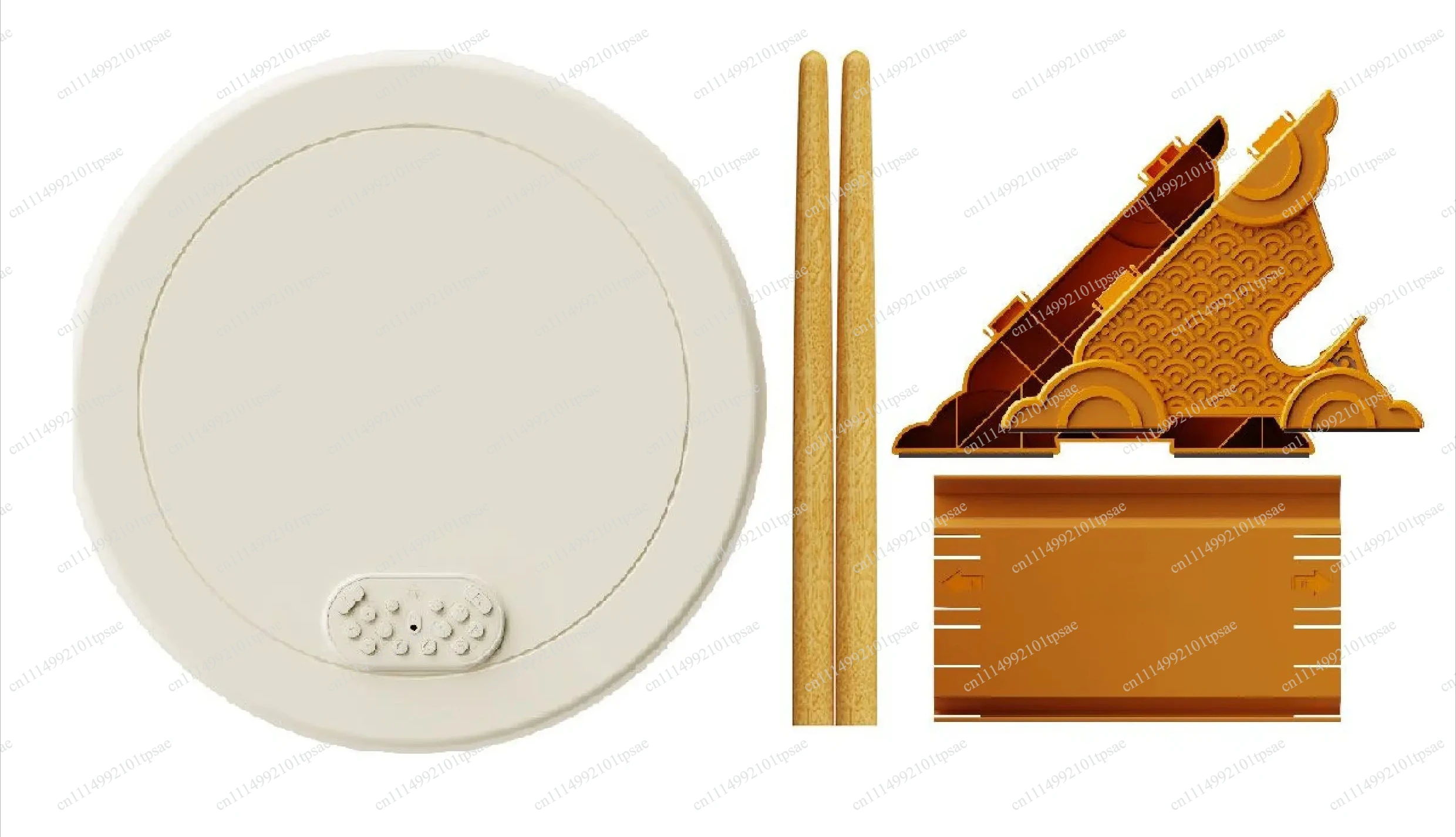 Taiko Drum Controller PRO Version Big Drum; Physical Drum
