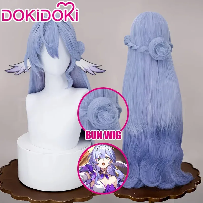 

❤❤2025 Robin Aventurine Game Honkai:Star Rail DokiDoki Sunday HSR Black Swan Cosplay Free Wig New ★☆