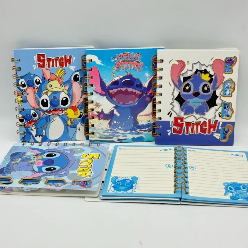 

Anime Lilo & Stitch Notebook Kawaii Cartoon Stitch A6 Coil Book Student Stationery Account Book Journals Children Holiday Gifts