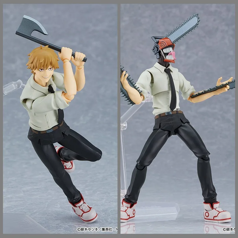 Figura de Acción Articulada de Denji de Chainsaw Man, Figma 586, Modelo Coleccionable en Caja, Decoración para Escritorio