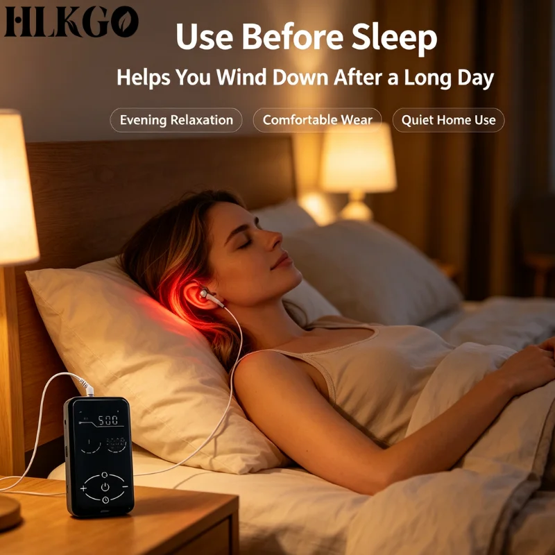 Vagus Nerve Stimulator Ear Clip for Better Sleep Stress Anxiety Relief Parasympathetic Activation Deep Relaxation Device