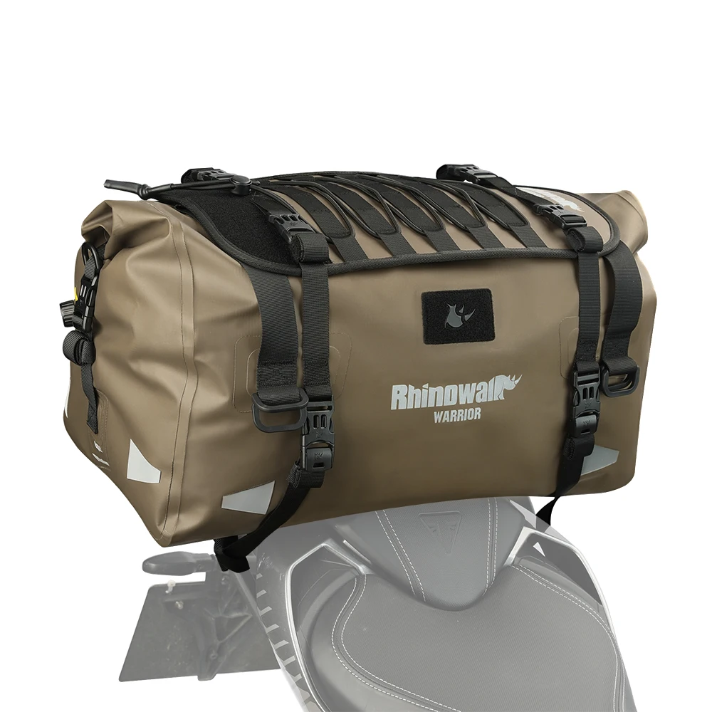 

Rhinowalk Motorcycle Rack Bag Set Fully Waterproof Motorcycle Bag Set (2 Bags) Modular Motorcycle Long-Distance Luggage System