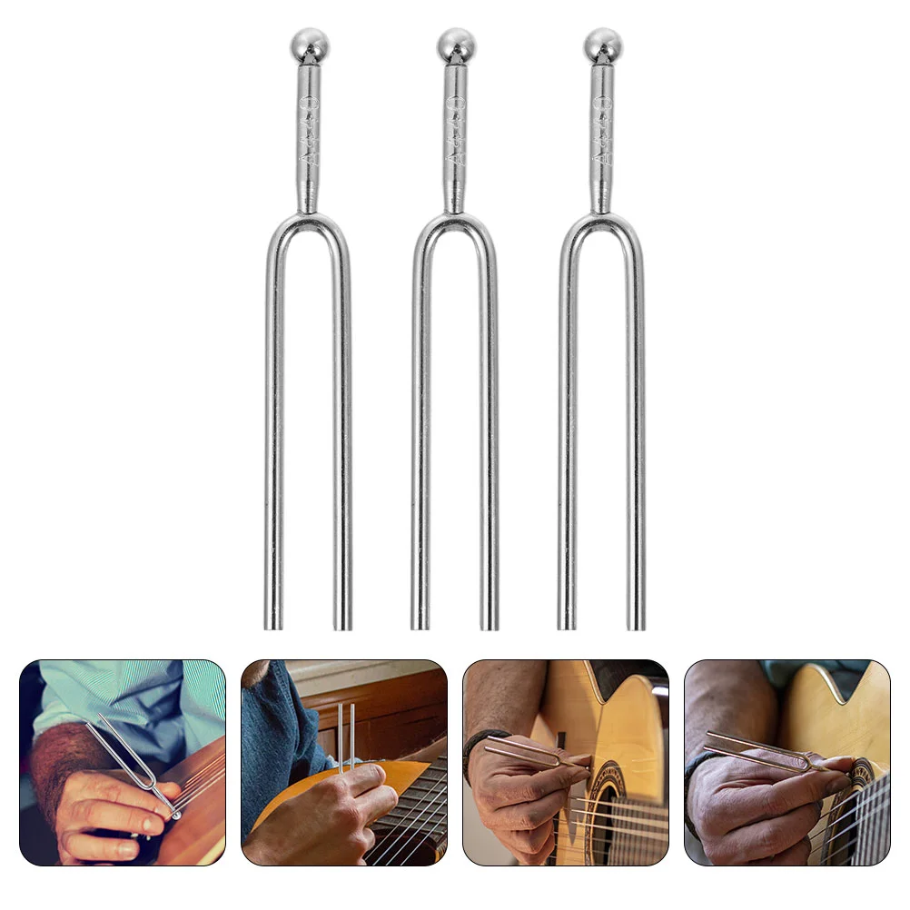

3pcs Practical 440Hz Tuning Forks Standard A Tuning Forks Violin Tuning Tools
