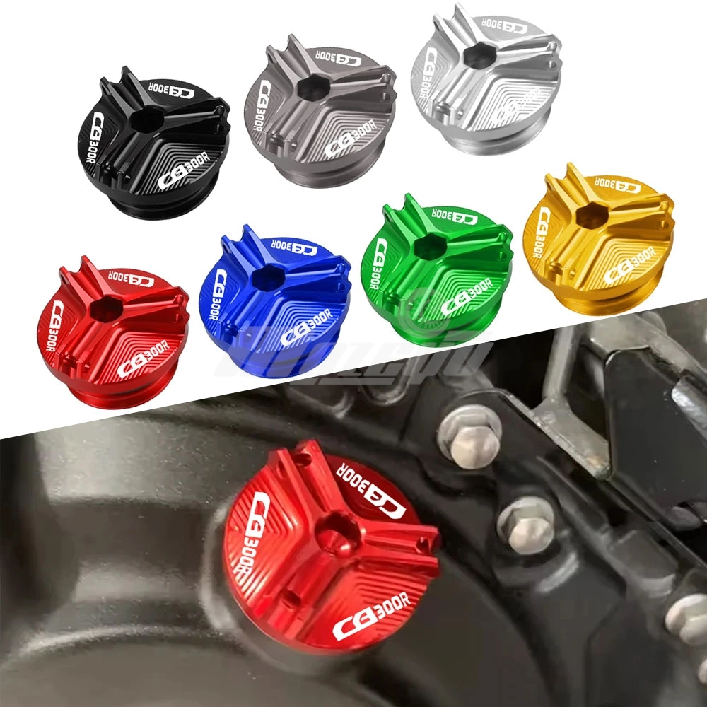 

For Honda CB300R CB300 R CB 300R cb 300 r Motorcycle CNC Aluminum Engine Oil Filler Cover Oil Filter Cover Motorbike Accessories