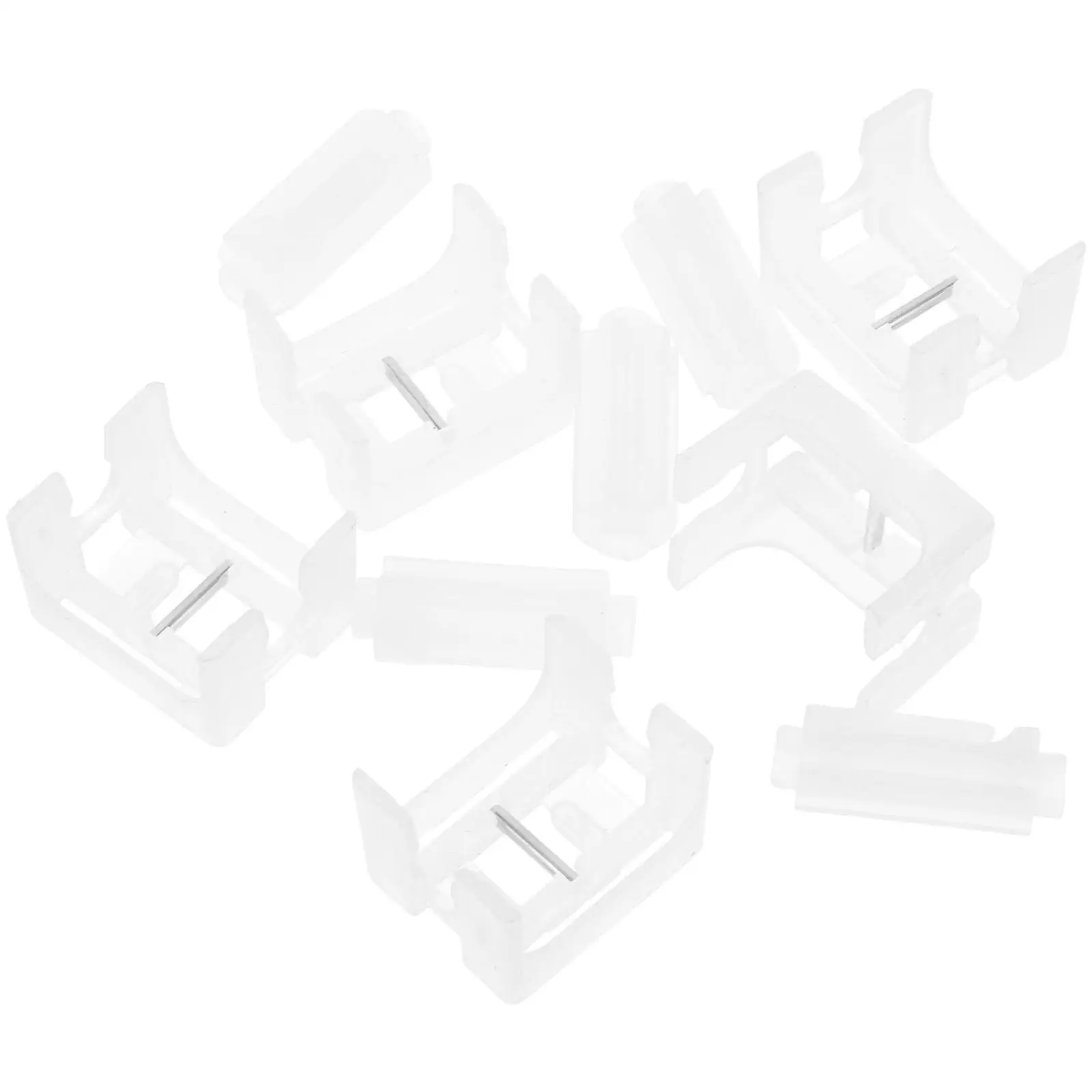 

10 Pcs Blind Cord Winder Organizer Stopper Chain Cleat Bracket Transparent Fixing Lock Mechanism Blinds Accessories Repair Kit