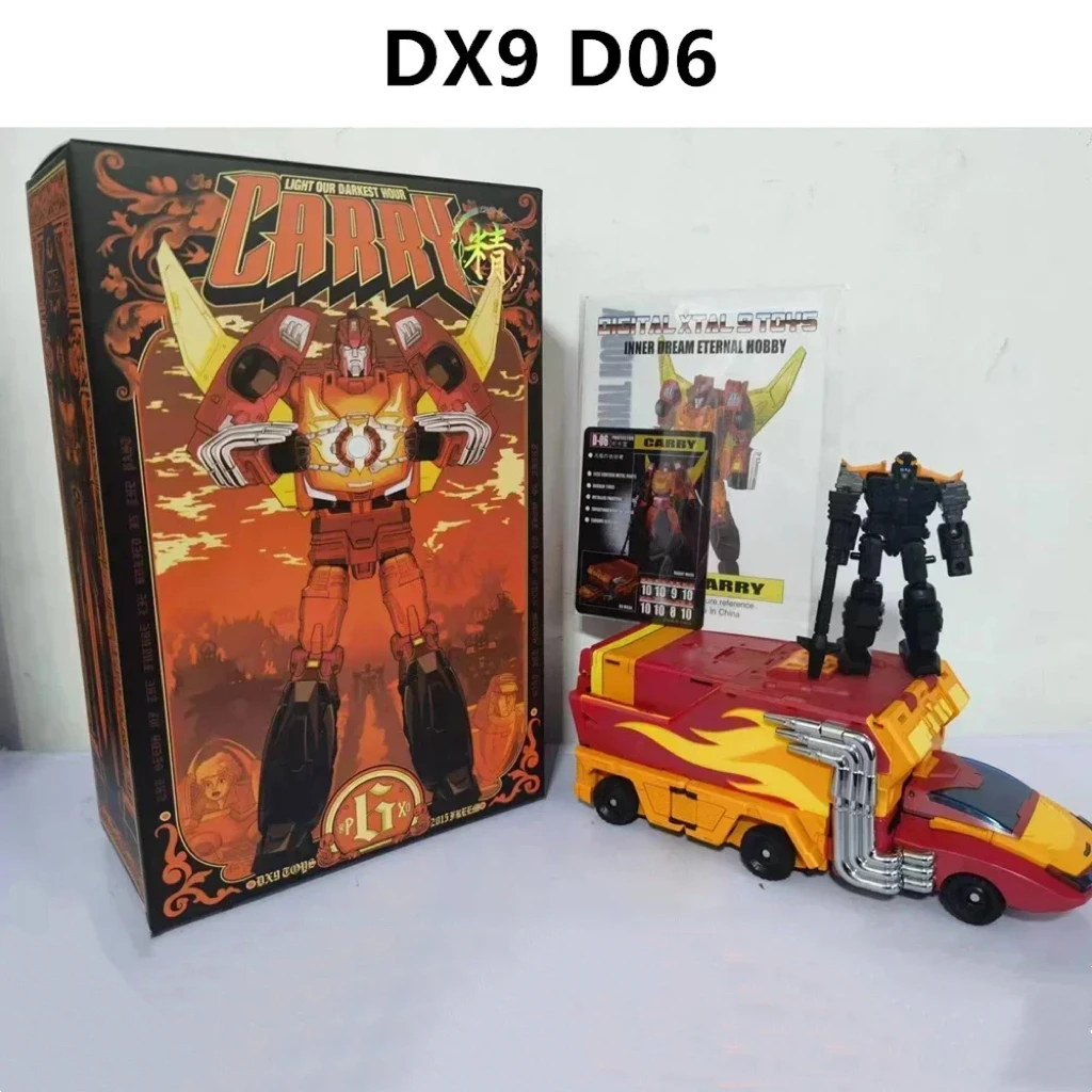 변신 장난감 DX9 D06 로디머스 프라임 메탈릭 폴딩 MP 액션 피규어