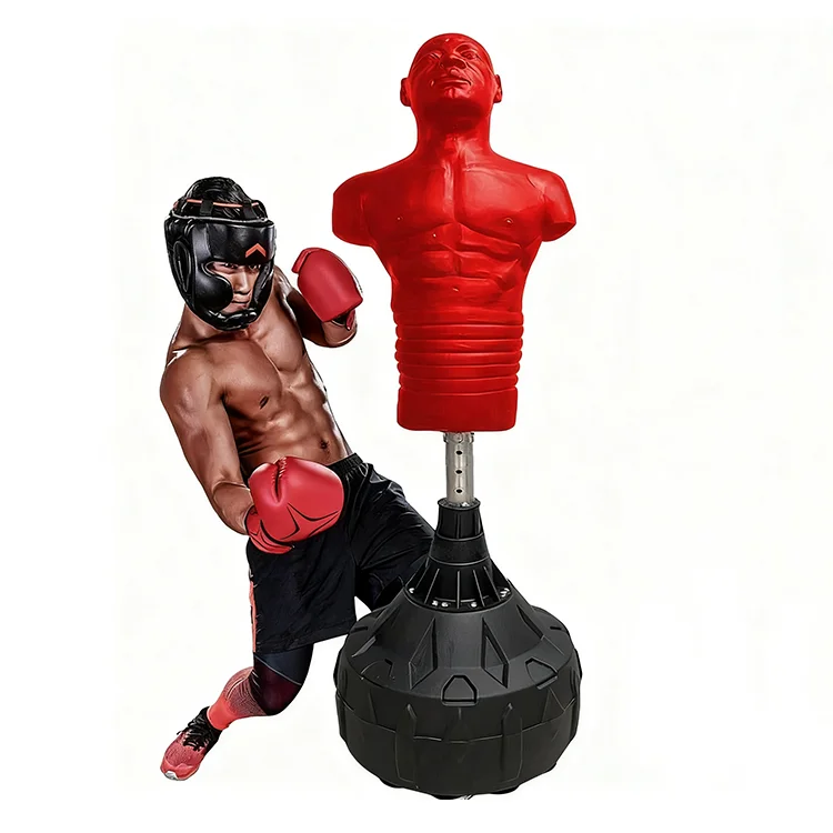 2026 Dummy Boxing Dummy Adult Silicone Boxing Punching Man for Body Building Boxing Sandbag Fitnesspromote sales