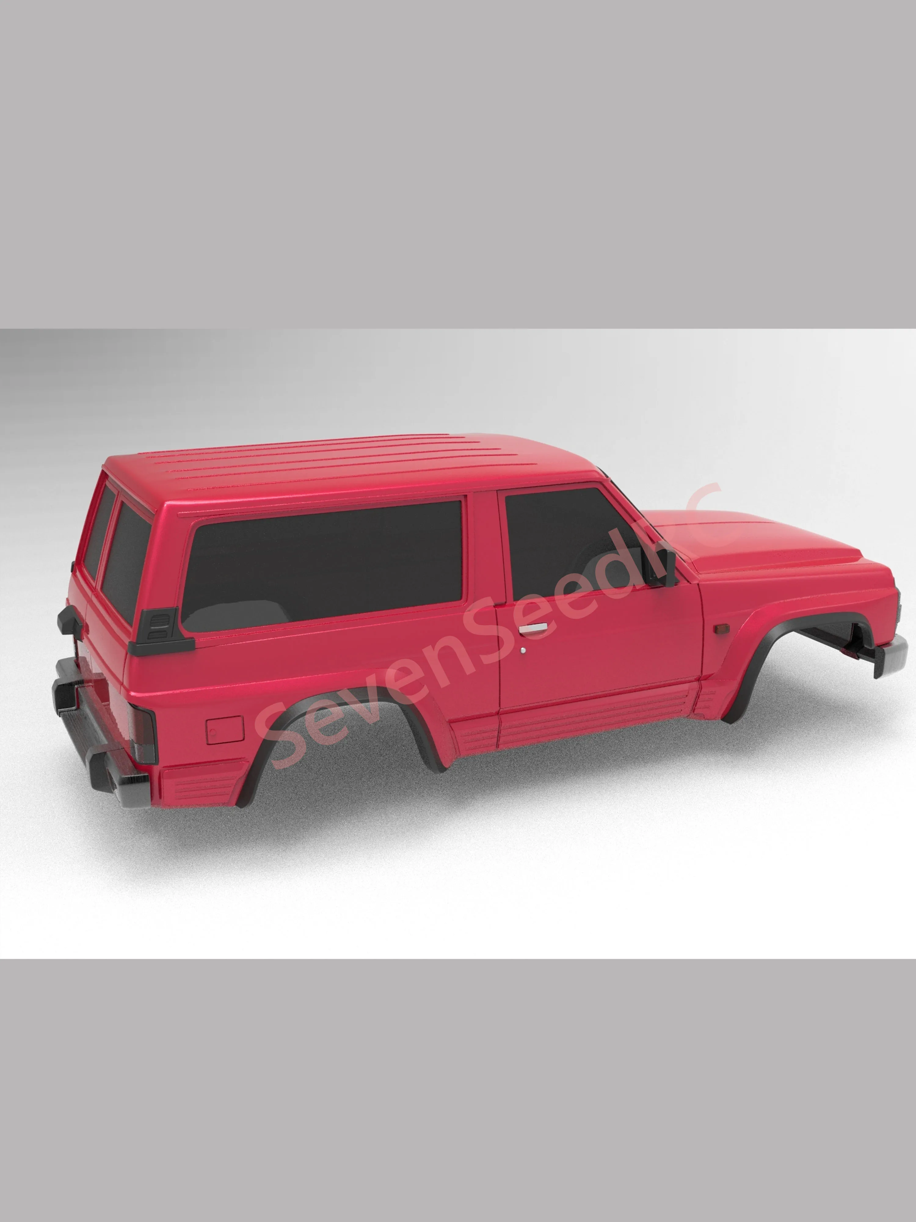 3d print RC Cars body kit Patrol Y60 3 doors for 313/324 WHEELBASE SCX10 TRX4 NT4 JT44 RGT