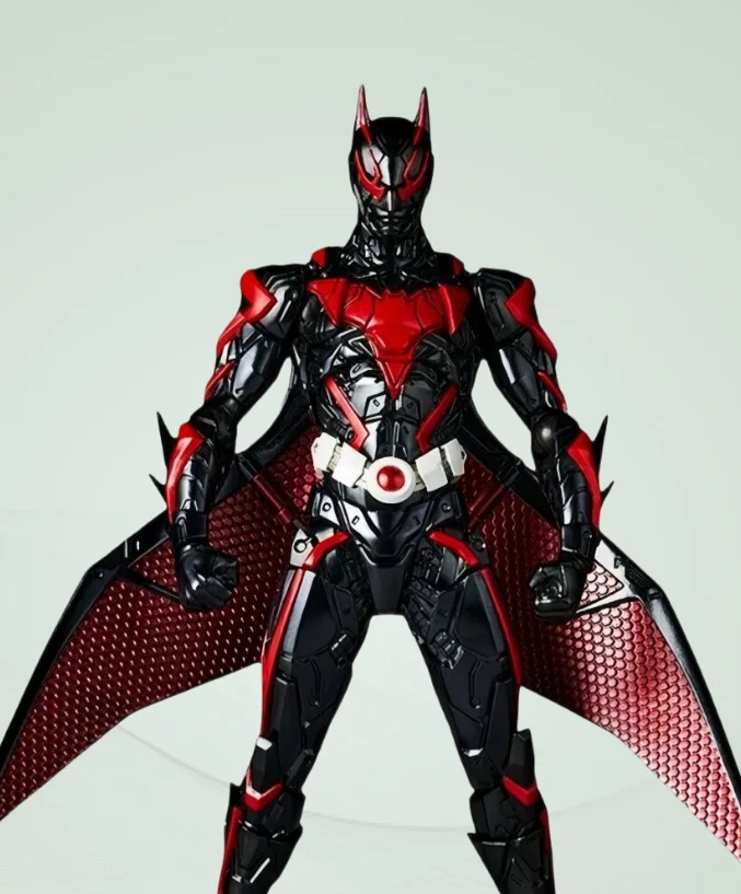 Anime bewegliche Figur Future Warrior Knight Statue 2 austauschbare Köpfe Sonderedition PVC-Modell Desktop-Ornament Dekoration 21 cm