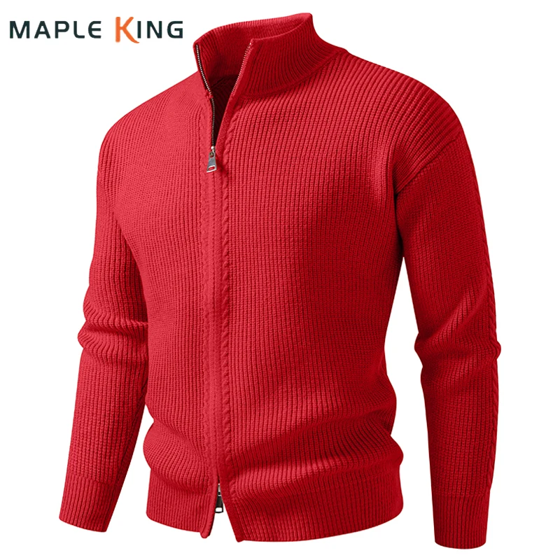 

Осенняя одежда, свитер, кардиганы, мужское пальто, 2025 г., винтажное теплое дизайнерское пальто на молнии, уродливые свитера, рождественская мужская одежда, одежда