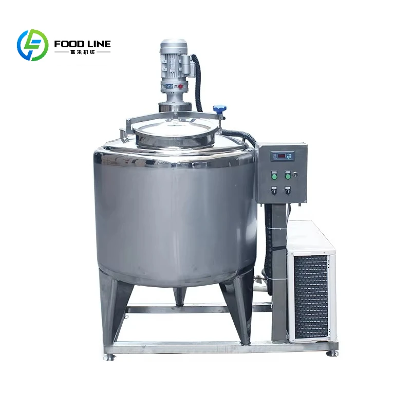 

Support Customized 300L-5000L Compressor Cooling Tank Farm Use Milk Cooling Tank with Motor for Milk Storage