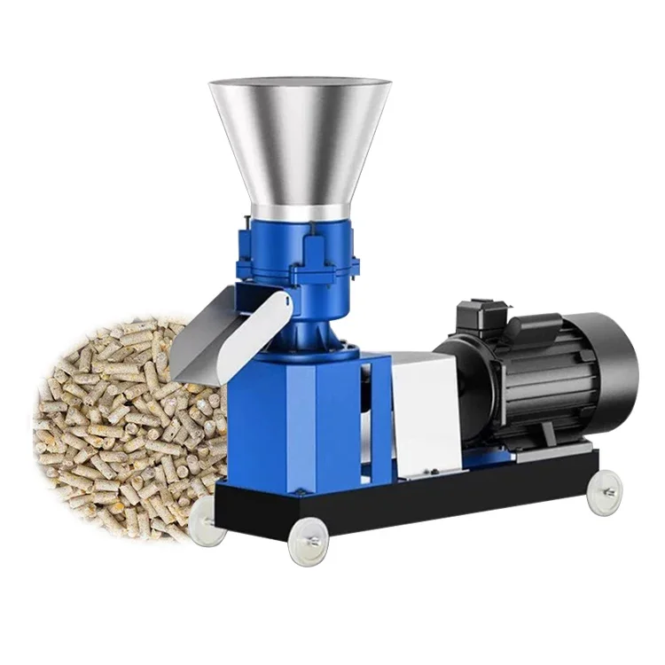 

220V/380V 4KW 120 kg/hour feed machine pellet making Multifunctional Feed Processing Machine