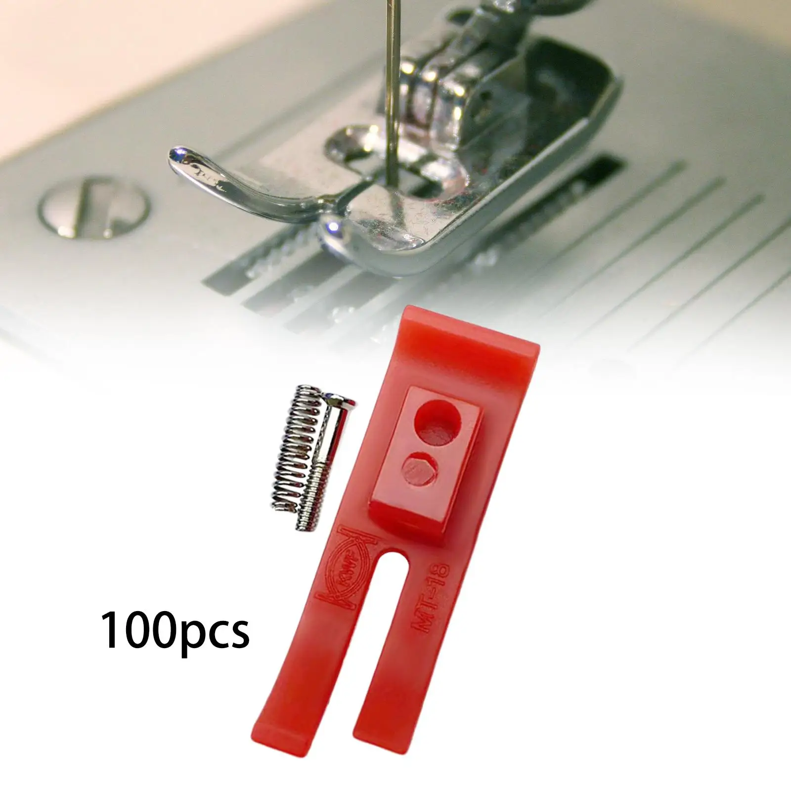 100x Presser Foot Glides MT-18 for Industrial Flat Car Household Stitching