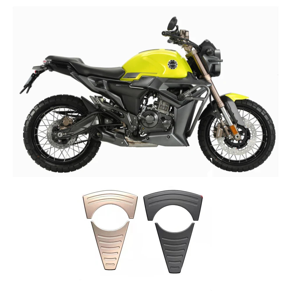 Fuel Tank Pad Protective Stickers Decals Aluminum Aloy Motorcycle Accessories For  Zontes Scrambler 125
