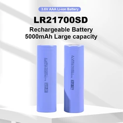 2PC LR2170SD 5000mAh lithium-ion battery 3.7V 10C power tool battery energy storage product rechargeable cycle