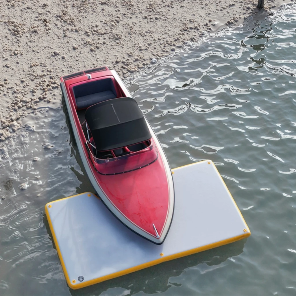 

Inflatable Water Motorboat Dock Portable Inflatable Pontoon for Water Amusement Facilities