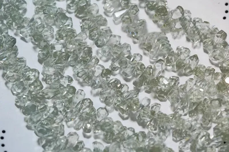 green-crystal-lquartz-baroque-drop-faceted-7-15mm-for-diy-jewelry-necklace-16cm-loose-beads-nature