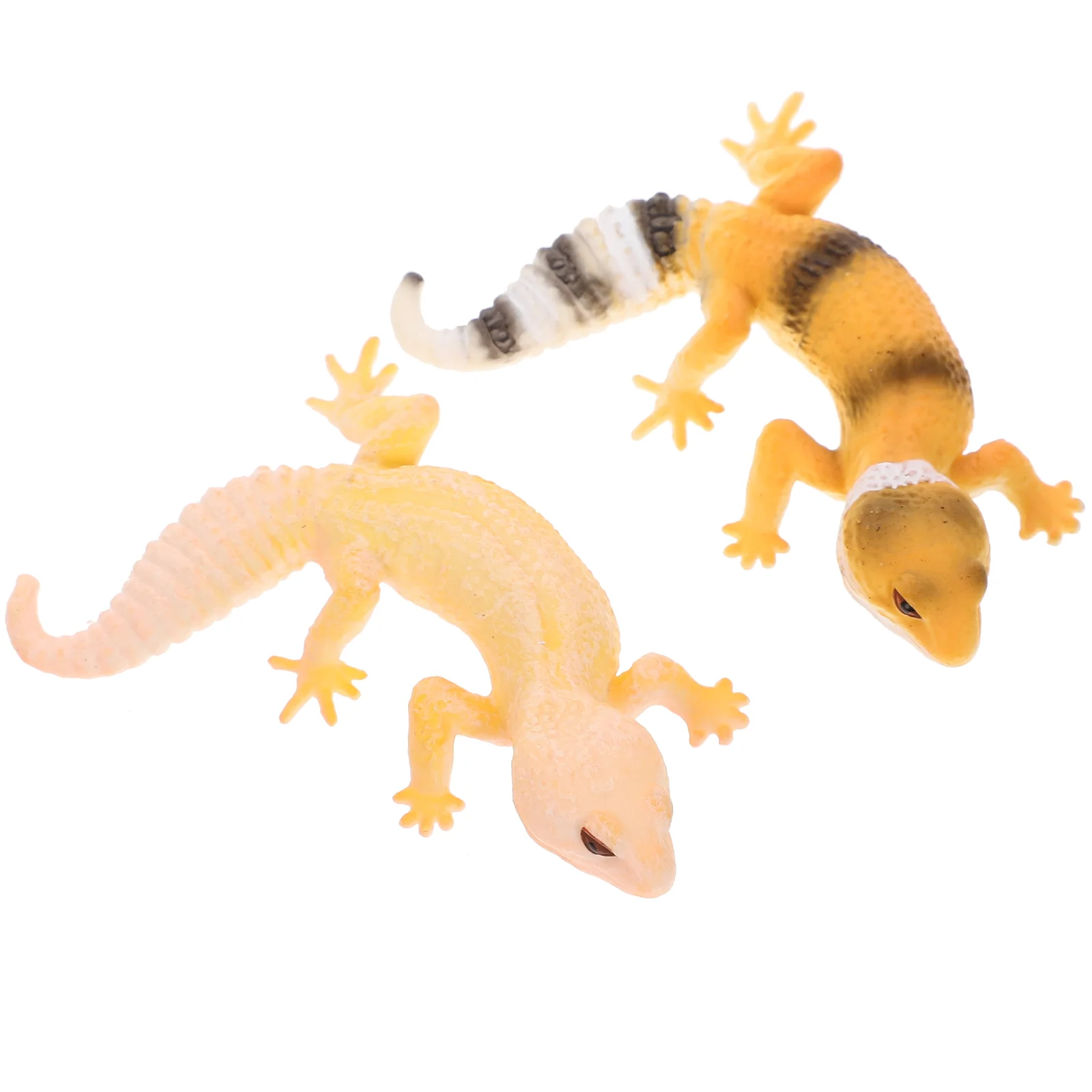 

2 Pcs Simulation Lizard Model Lifelike Statue Childrens Toys Realistic Figures Artificial Ornament Prank Props Recognition