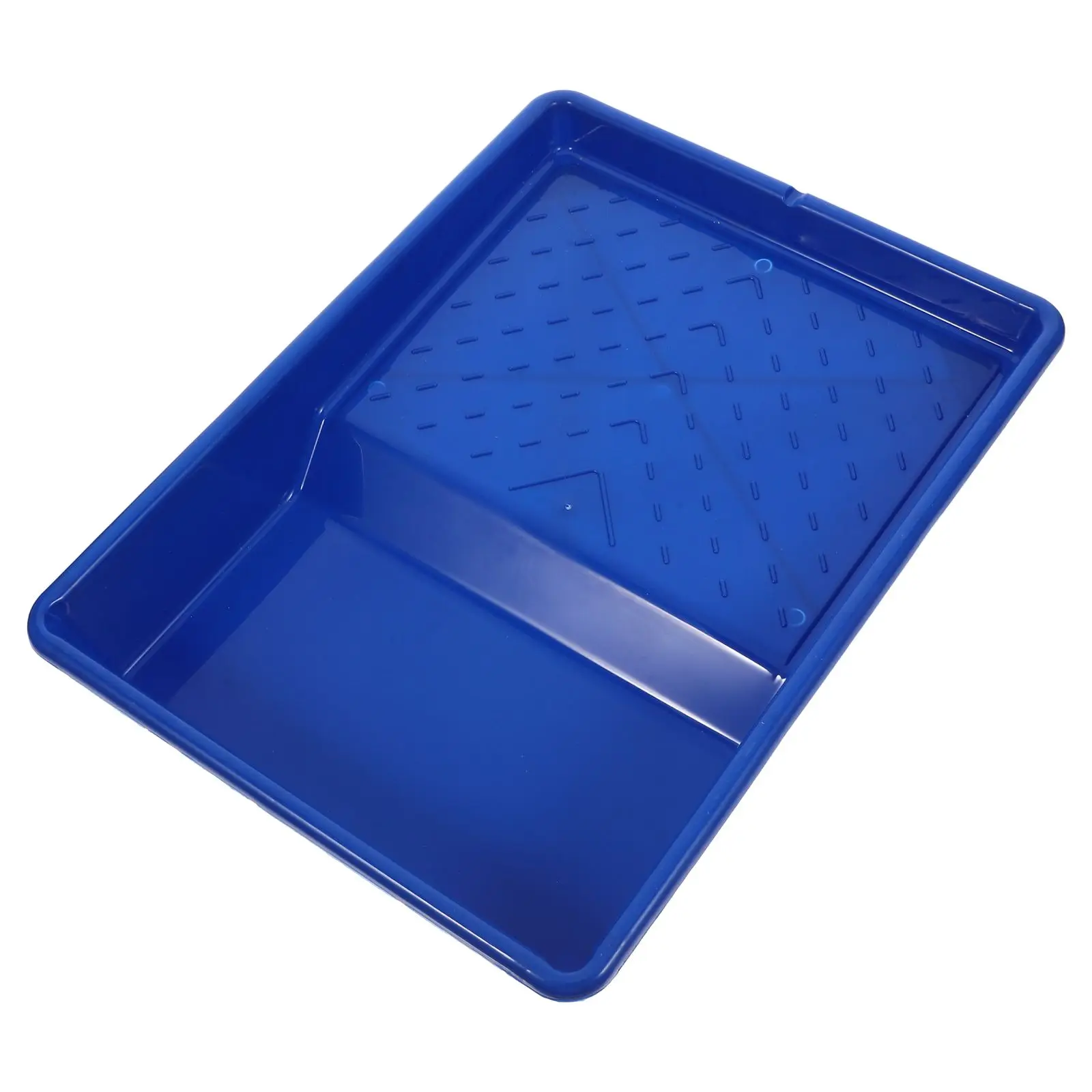 9 -Inch Paint Tray Small Roller Flat Storage Bins Palette Plastic Paper Blue Drill Serve