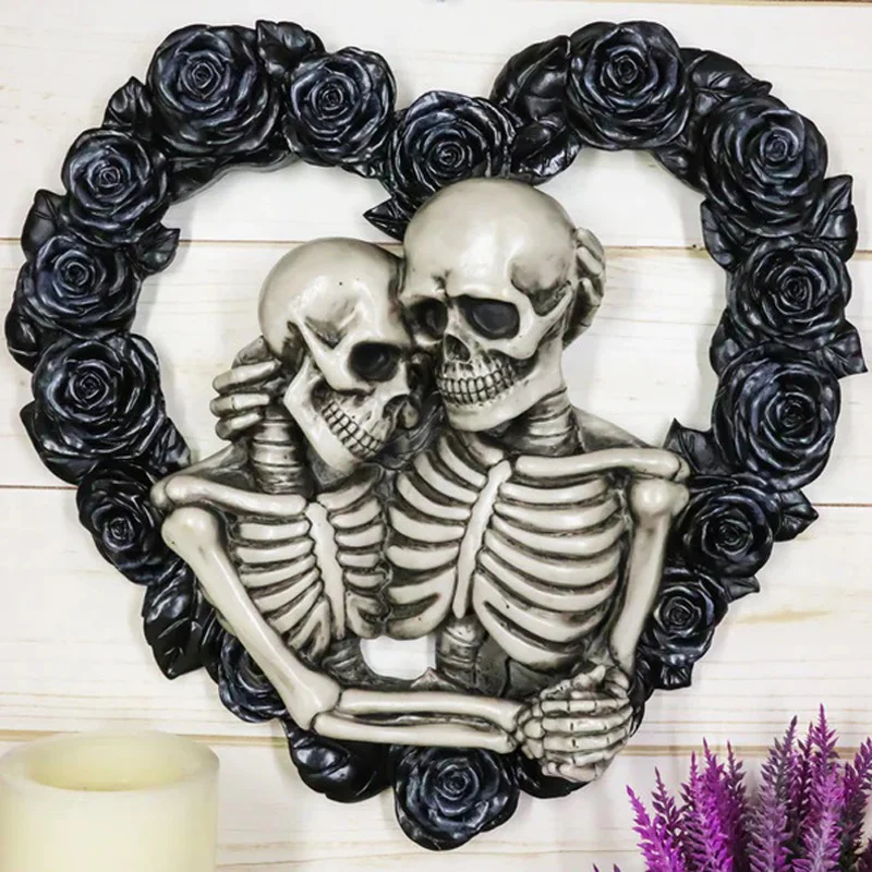 

Хэллоуин День святого Валентина Готический темный стиль Вечная любовь Череп Пара Настенные аксессуары