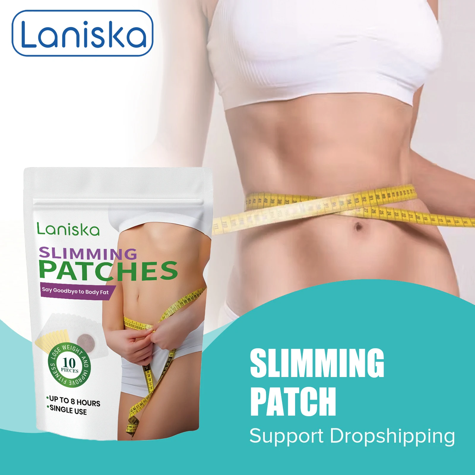10/20/30/40pcs Slimming Abdomen Navel Patch Weight Loss Fat Burning Improve Stomach Firm Metabolism Support Body Shaping Patches