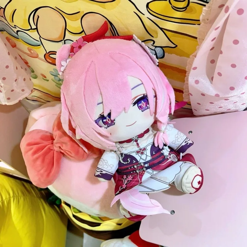 30cm Anime Figure Elysia Honkai: Star Rail kawaii Cartoon Plush Cotton Stuffed Dolls Decorative Birthday Christmas Gifts Toys