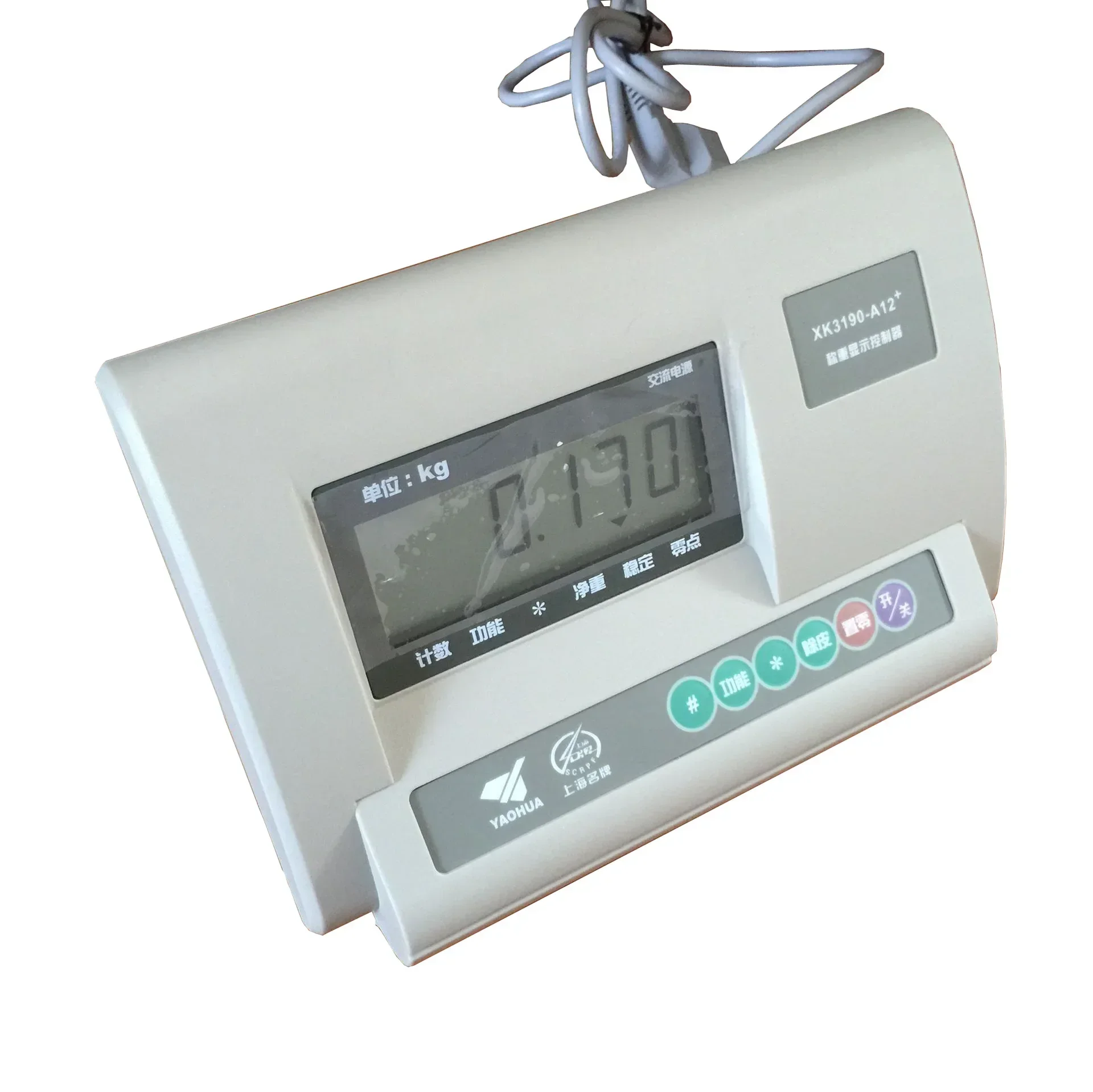 Yaohua XK3190-A12e Weighing Indicator White Weighing Instrument With RS232 Interface