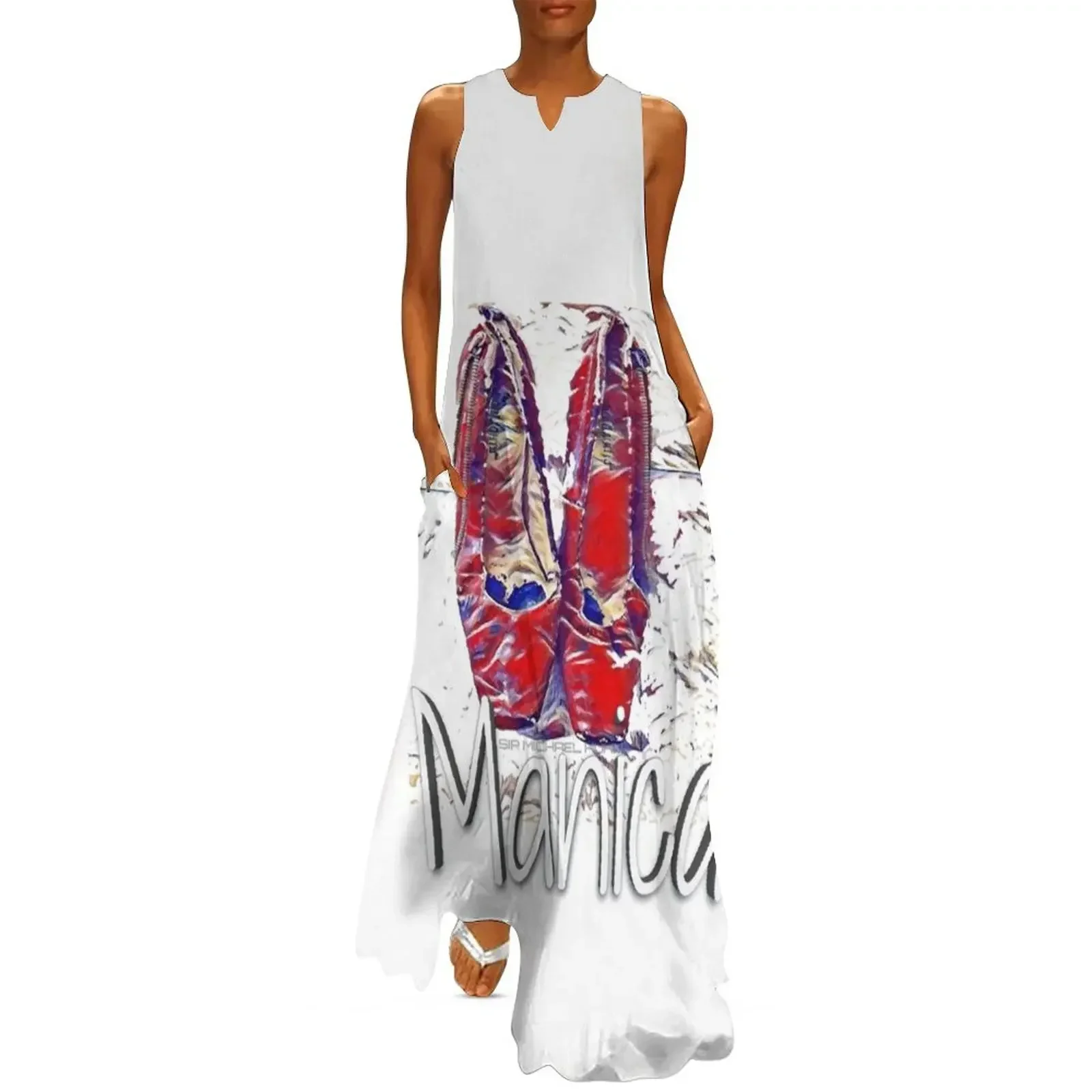 

Manica Ruby Red Pumps clinton in blue dress Long Dress dress women summer 2025 luxury woman evening