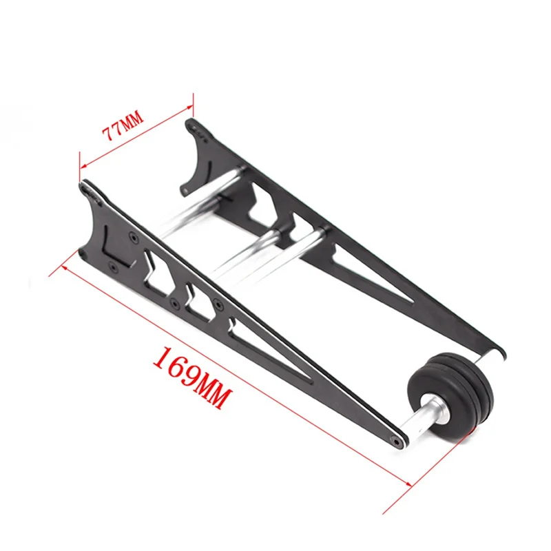 AS96-Suitable For Traxxas Slash 2WD Rustler Tail Wheel Header Wheel Dead Rats Aluminum Header Wheel