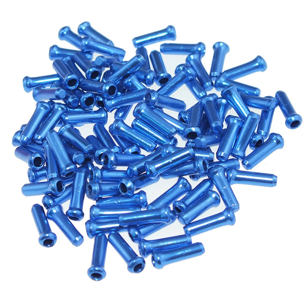 and small Derailleur Shift Cables Aluminium Colorful Cables End Caps Inner Cable Tips Bicycle line tail cap Brake Shifter