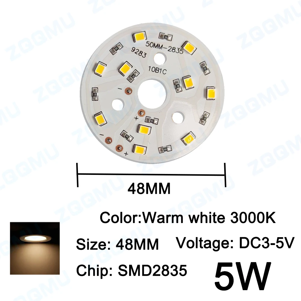 5W-50MM-3000K