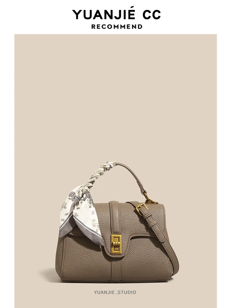 

Leather Mom Bag 2026 New Style Casual Chic Crossbody Single Shoulder Bag for Women High End Sensation Handbag