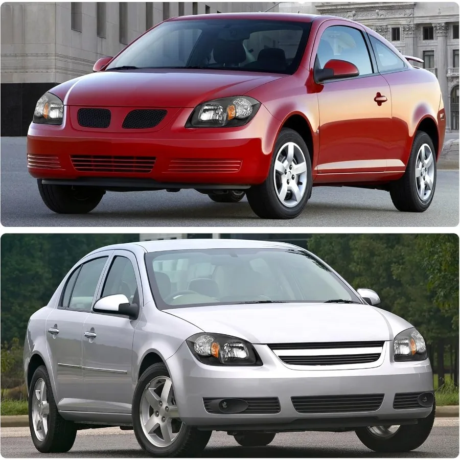 مجموعة المصابيح الأمامية متوافقة مع 20052010 تشيفي كوبالت 20052006 بونتياك السعي 20072009 بونتياك G5 للسائق والركاب