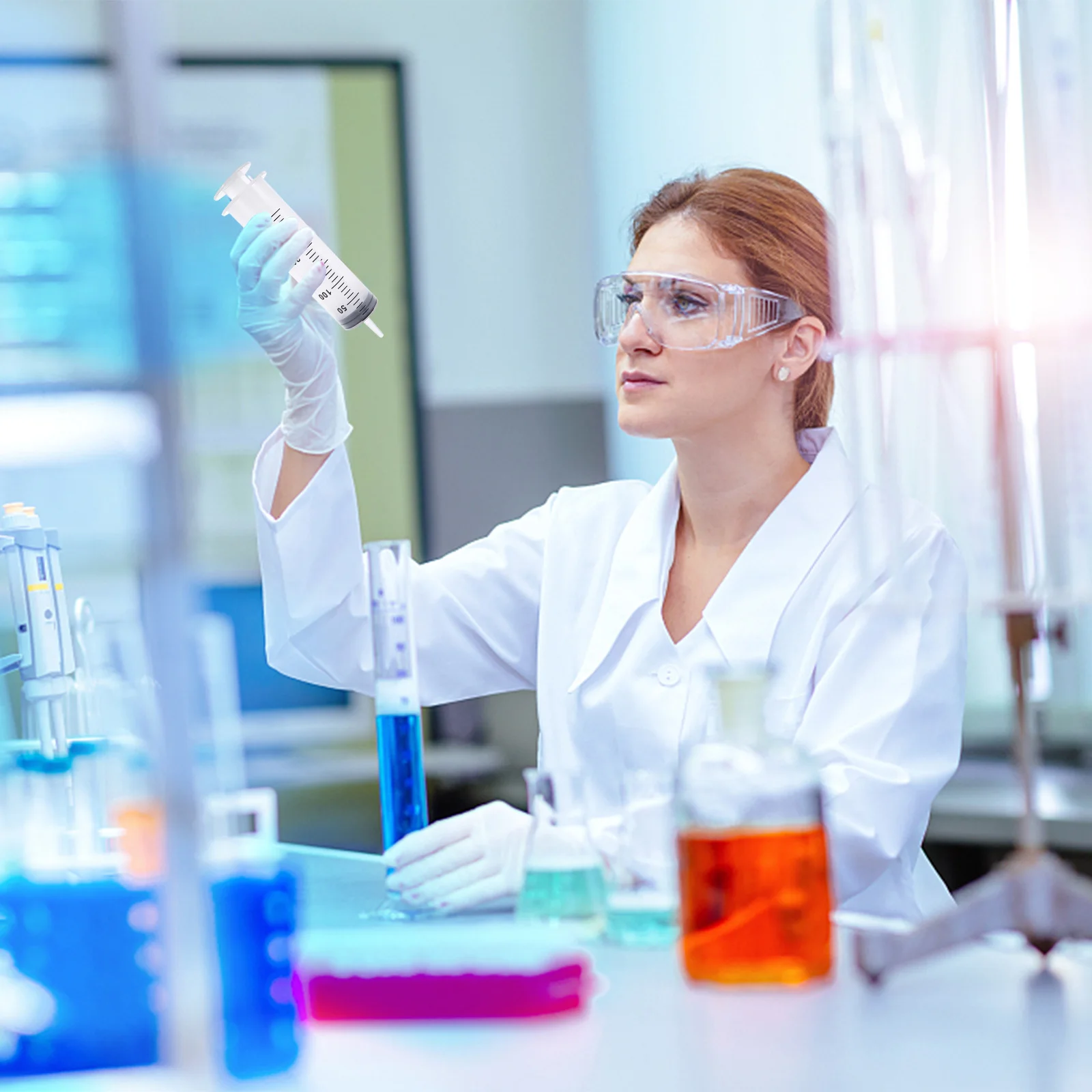 

1 set Disposable Clear Scale Leak-Proof Liquid Transfer For Essential Oil Perfume Lab Use Plastic