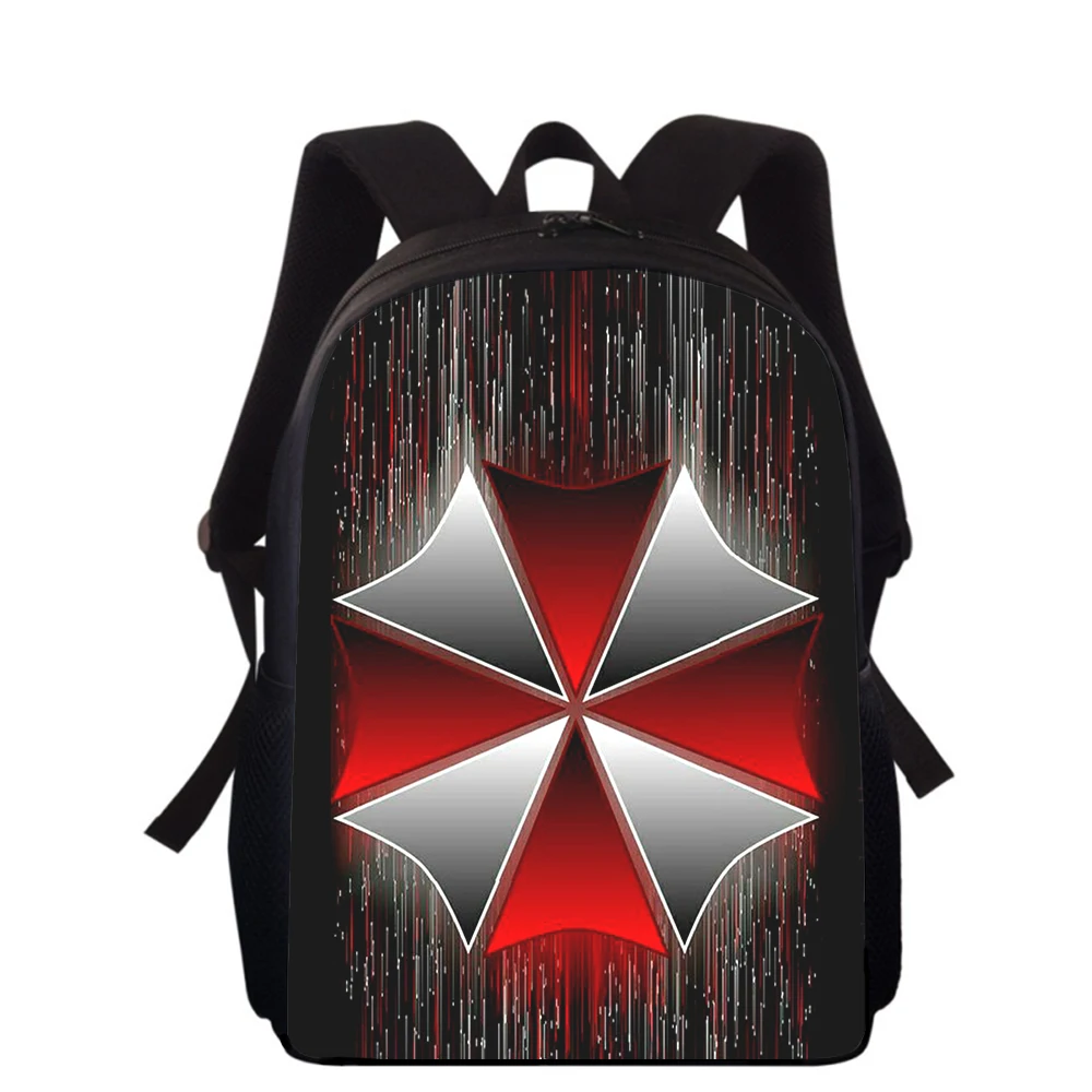 

Umbrella Corporation 16" 3D Print Kids Backpack Primary School Bags for Boys Girls Back Pack Students School Book Bags