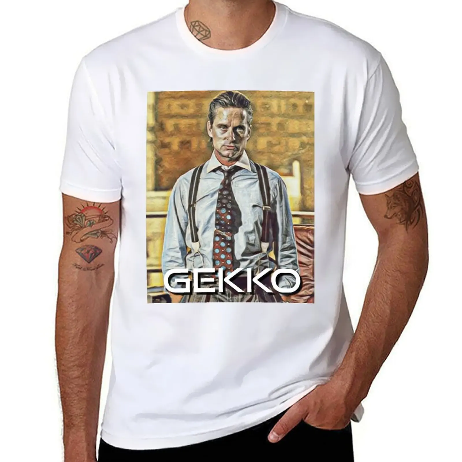 

Gordon Gekko by Michael Douglas T-Shirt t shirts for man graphic funny funny t shirts man T-Shirt