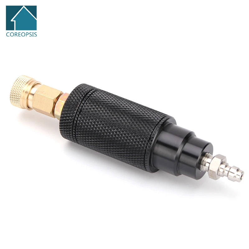 Pump Filter with M10x1 Thread Quick Disconnect Air Compressor Water-Oil Separator Air Filtering 40Mpa Filtering Element PCP